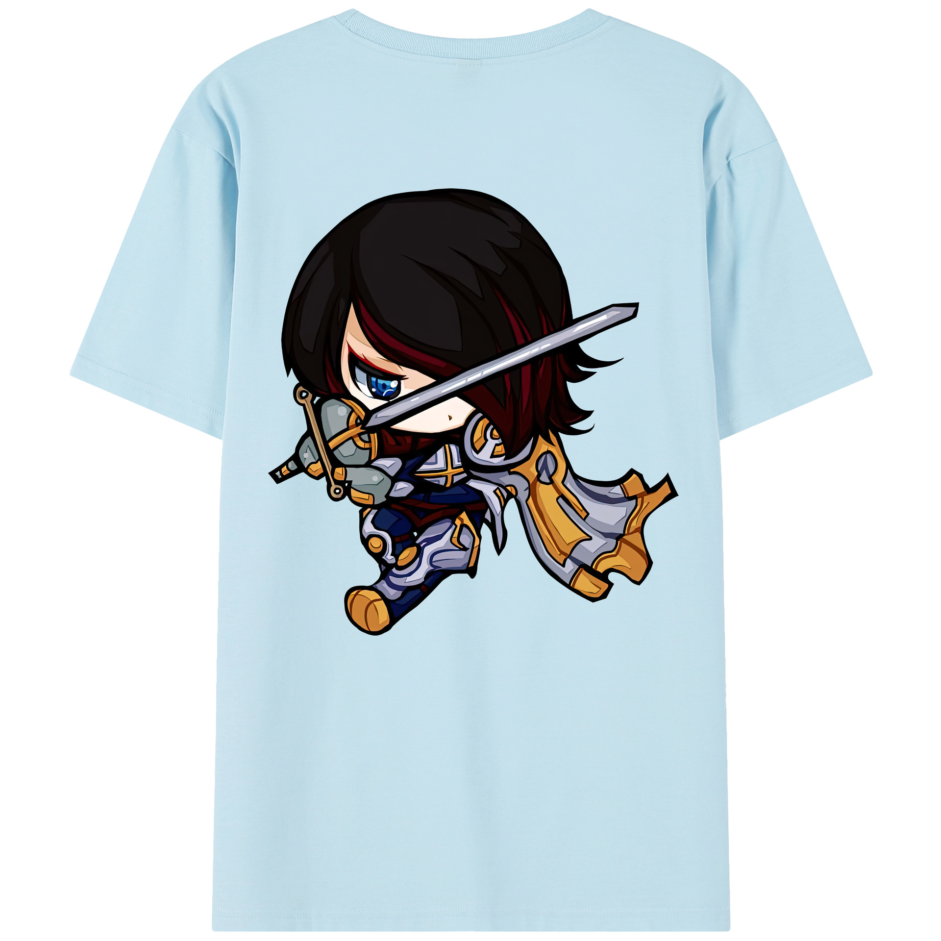 リーグ・オブ・レジェンド League of Legends LOL 綿100％半袖Tシャツ（背面プリント）